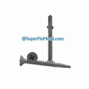 Metal Self Drilling Countersunk Winged Screws